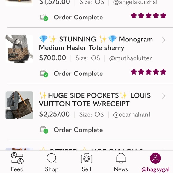 Meet your Posher, Bagsy with 5. Star orders - Picture 6 of 6